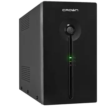 ИБП CROWN CMU-SP2000IEC USB, 2000VA, 1200W, IEC, USB, черный (CM000003132)