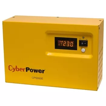 ИБП CyberPower CPS600E, 600 VA, 420 Вт, EURO, розеток - 1, желтый