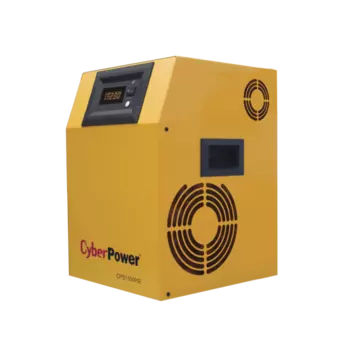 ИБП CyberPower CPS 1500 PIE, 1500 В·А, 1 кВт, EURO/клемная колодка, розеток - 3, желтый (без аккумуляторов)