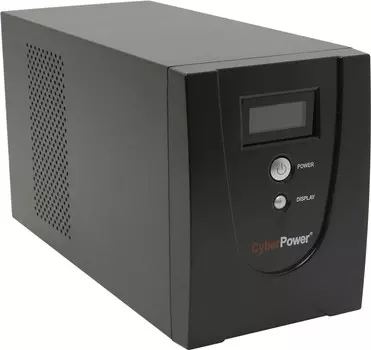 ИБП CyberPower VALUE1200EILCD, 1200VA, 720W, IEC, розеток - 6, USB, черный