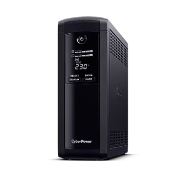 ИБП CyberPower Value Pro VP1200EILCD, 1200 В·А, 720 Вт, IEC, розеток - 8, USB, черный (VP1200EILCD)