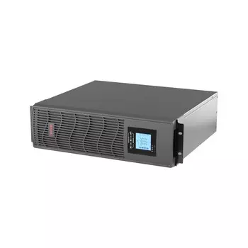 ИБП DKC Info Rackmount Pro INFORPRO3000IN, 3000 В·А, 2.4 кВт, IEC, розеток - 6, USB, черный (INFORPRO3000IN)