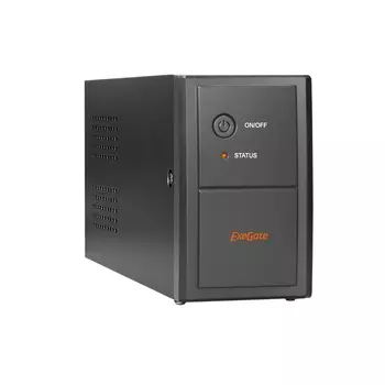 ИБП ExeGate BNB-850.LED.AVR.C13.RJ.USB, 850 VA, 480 Вт, IEC, розеток - 4, USB, черный (EP285472RUS)