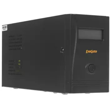 ИБП ExeGate SpecialPro Smart LLB-900.LCD.AVR.1SH.2C13.RJ.USB, 900 VA, 500 Вт, EURO+IEC, розеток - 3, USB, черный (EX292780RUS)
