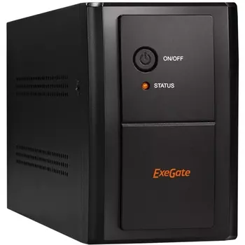 ИБП ExeGate SpecialPro UNB-2000.LED.AVR.C13.RJ.USB, 2000 В·А, 1.2 кВт, IEC, розеток - 6, USB, черный (EP285513RUS)