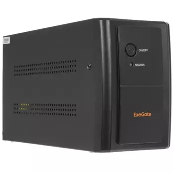 ИБП ExeGate SpecialPro UNB-3000.LED.AVR.2SH.4C13.RJ.USB, 3000 В·А, 1.8 кВт, EURO+IEC, розеток - 6, USB, черный (EX292615RUS)