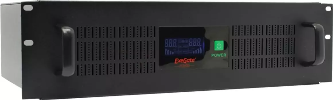 ИБП ExeGate UNL-1500, 1500 В·А, 900 Вт, EURO, розеток - 3, USB, черный (EP270874RUS)