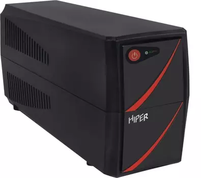 ИБП Hiper BRIG-V625A, 625 VA, 360 Вт, 2 (Schuko), розеток - 2, черный (BRIG-V625A)