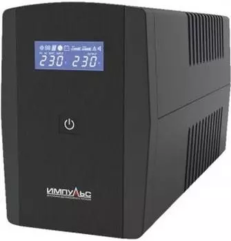 ИБП Импульс ЮНИОР СМАРТ 800, 800 VA, 480 Вт, IEC, розеток - 4, черный (JS80102)
