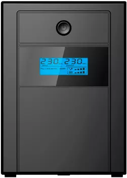 ИБП Ippon Back Basic LCD Euro 1200, 1200 В·А, 600 Вт, EURO, розеток - 4, USB, черный (1687965)