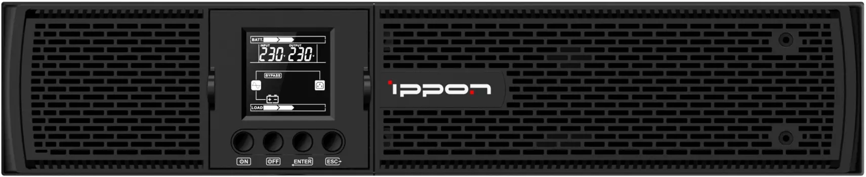 ИБП Ippon Innova RTB 2000, 2000 В·А, 1.8 кВт, IEC, розеток - 8, USB, черный (2028479)
