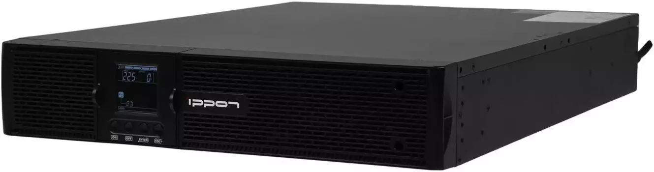 ИБП Ippon Innova RTB 3000, 3000 В·А, 2.7 кВт, IEC, розеток - 8, USB, черный (2028480)