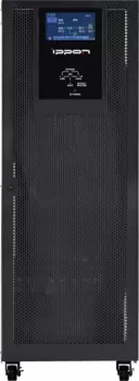 ИБП Ippon Intatum ML 200K, 200000 В·А, 200 кВт, клеммная колодка, USB, черный (2028778) (без аккумуляторов)