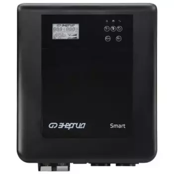 ИБП Энергия Smart.2 600W, 600 VA, 600 Вт, EURO, розеток - 2, USB, черный (Е0201-0145) (без аккумуляторов)