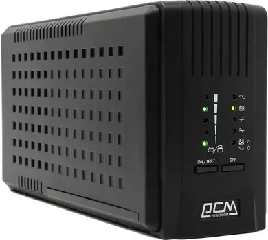 ИБП Powercom Smart King Pro+, 500VA, 350W, IEC, розеток - 5, USB, черный (SPT-500)