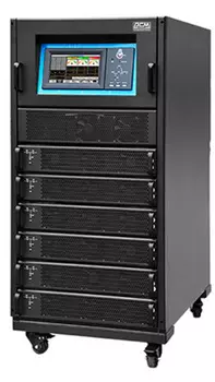 ИБП Powercom Vanguard-II-33, 90000 В·А, 90 кВт, клеммная колодка, черный (VGD-II-90R33) (без аккумуляторов)