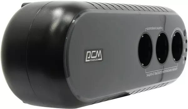 ИБП Powercom WOW UPS, 700 VA, 350 Вт, EURO, розеток - 3, USB, черный (WOW-700 U)