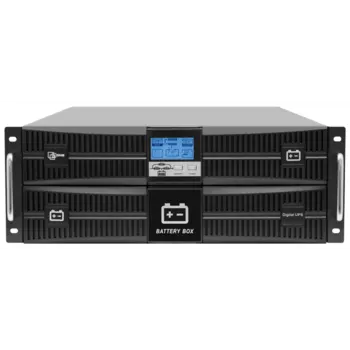 ИБП SNR Intelligent, 10000 В·А, 9 кВт, клеммная колодка, розеток - 1, USB, черный (SNR-UPS-ONRT-10000-INT)