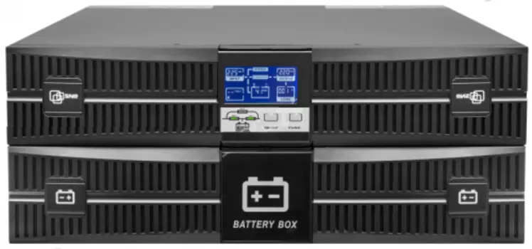 ИБП SNR серии Intelligent 3000 VA 96VDC, 3000 В·А, 2.7 кВт, IEC, розеток - 7, USB, черный (SNR-UPS-ONRT-3000-INT)