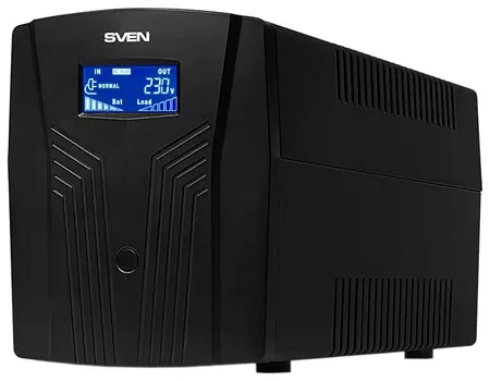ИБП SVEN Pro 1500, 1500 В·А, 900 Вт, EURO, розеток - 3, USB, черный (SV-013875)