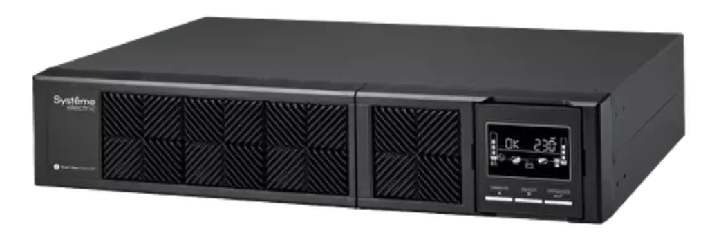 ИБП Systeme Electric Smart-Save Online SRT SRTSE1000RTXLI-NC, 1000 В·А, 1 кВт, IEC, розеток - 8, USB, черный (SRTSE1000RTXLI-NC)
