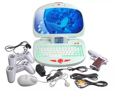 Игровая консоль Dendy Магистр Гений белый +Кабель AV, Джойстик 8-bit 9р- 2шт, Обучающий Картридж 8-bit, мышь (МАГИСТР ГЕНИЙ) [1118115] {МАГИСТР ГЕНИЙ}
