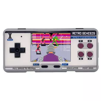 Игровая приставка Retro Genesis Port 3000, белый + 4000+ игр (CONSKDN132)