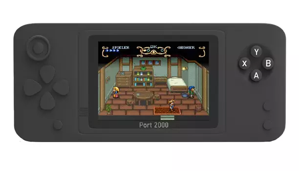 Игровая приставка SEGA Retro Genesis Port 2000, черный + (BL-862, 3,5 дюйма экран, 10 эмуляторов, черная, 3000 + игр, сохранения) (Pkt200)