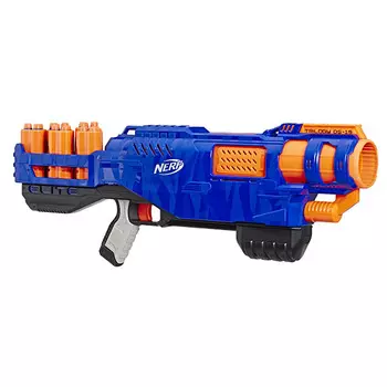 Игровой набор Hasbro "Бластер Nerf Trilogy DS-15", бластер, 5 снарядов, 15 дротиков, синий (E2853)