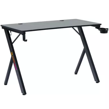 Игровой стол Defender AroX, МДФ/металл, черный (64076)