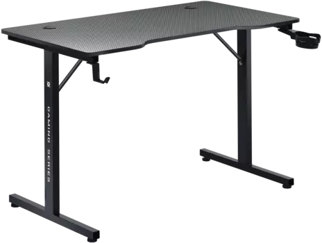 Игровой стол Defender Nox, МДФ/металл, черный (64070)