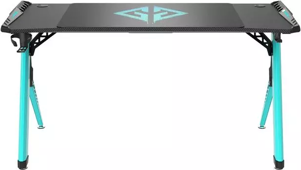 Игровой стол GMNG GG-TB101, металл, черный/голубой (GG-TB101)