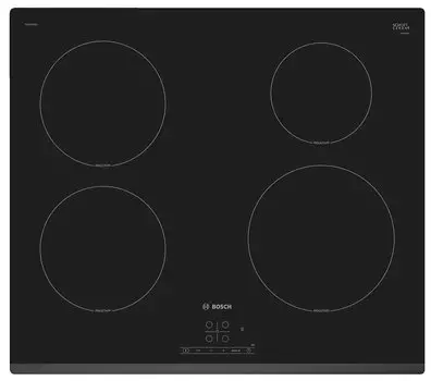 Индукционная варочная панель Bosch Serie 4 PUE63KBB5E 4 конфорки, черный (PUE63KBB5E)