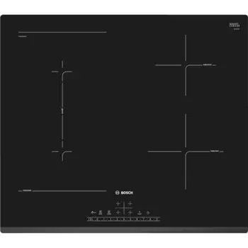 Индукционная варочная панель Bosch Serie 4 PVS631FB5E, 4 конфорки, черный (PVS631FB5E)