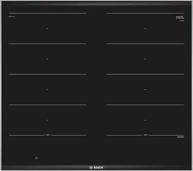 Индукционная варочная панель Bosch Serie 8 PXE675DC1E, 4 конфорки, черный (PXE675DC1E)