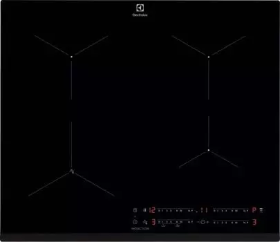 Индукционная варочная панель ELECTROLUX, 4 конфорки, черный (EIS6134)