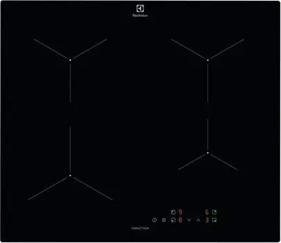 Индукционная варочная панель ELECTROLUX, 4 конфорки, черный (LIL61424C)