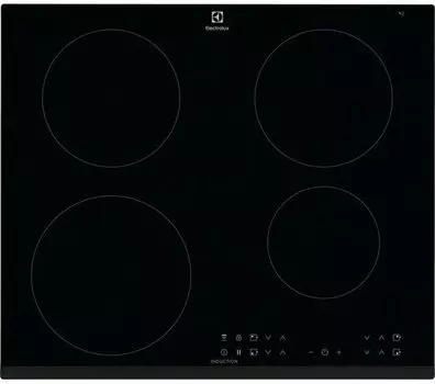 Индукционная варочная панель ELECTROLUX CIR60430, 4 конфорки, черный (CIR60430)