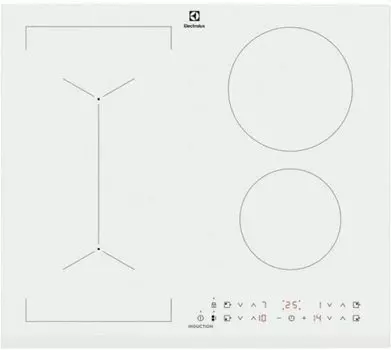 Индукционная варочная панель ELECTROLUX LIV63431BW, 4 конфорки, белый (LIV63431BW)