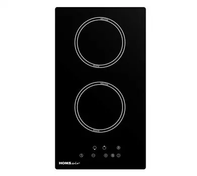 Индукционная варочная панель HOMSAir HI32ABK, 2 конфорки, черый (HI32ABK)