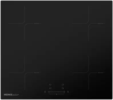 Индукционная варочная панель HOMSAir HIY64BK 4 конфорки, черный (HIY64BK)