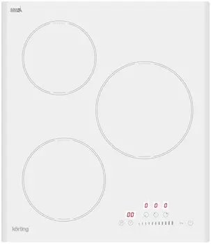 Индукционная варочная панель Korting HI 43053 BW 3 конфорки, белый (HI 43053 BW)
