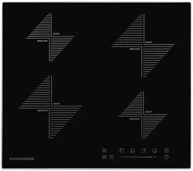 Индукционная варочная панель Kuppersberg ICS 608, 4 конфорки, черный (ICS 608)