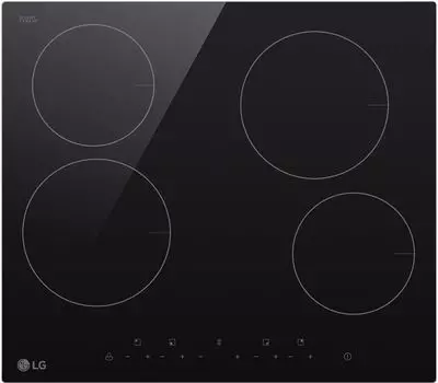 Индукционная варочная панель LG CBEZM2414B 4 конфорки, черный (CBEZM2414B)