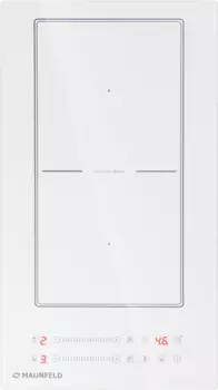 Индукционная варочная панель Maunfeld CVI292S2BWH 2 конфорки, белый (CVI292S2BWH)