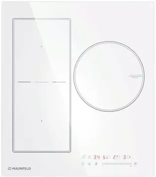 Индукционная варочная панель Maunfeld CVI453SBBK, 3 конфорки, белый (КА-00019765)
