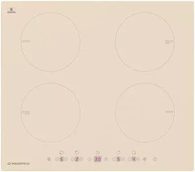 Индукционная варочная панель Maunfeld EVI.594-BG, 4 конфорки, бежевый (EVI.594-BG)