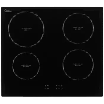 Индукционная варочная панель Midea MIH64100, 4 конфорки, черный (MIH64100)