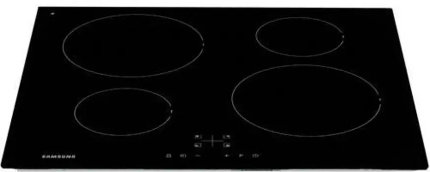 Индукционная варочная панель SAMSUNG NZ64F3NM1AB, 4 конфорки, черный (NZ64F3NM1AB)