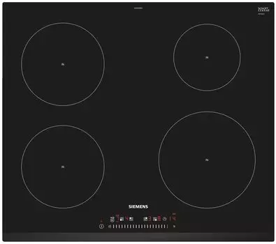 Индукционная варочная панель SIEMENS iQ100 EU631FEB1E 4 конфорки, черный (EU631FEB1E)